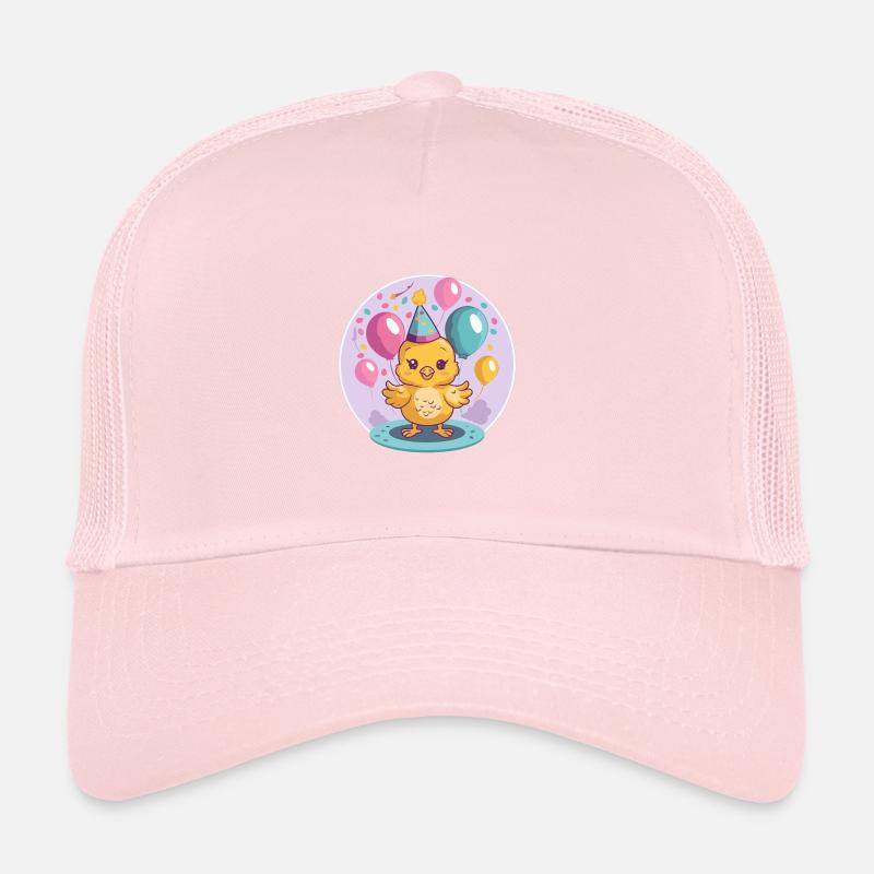 Bande dessinée d’anniversaire de poulet Casquette trucker 
