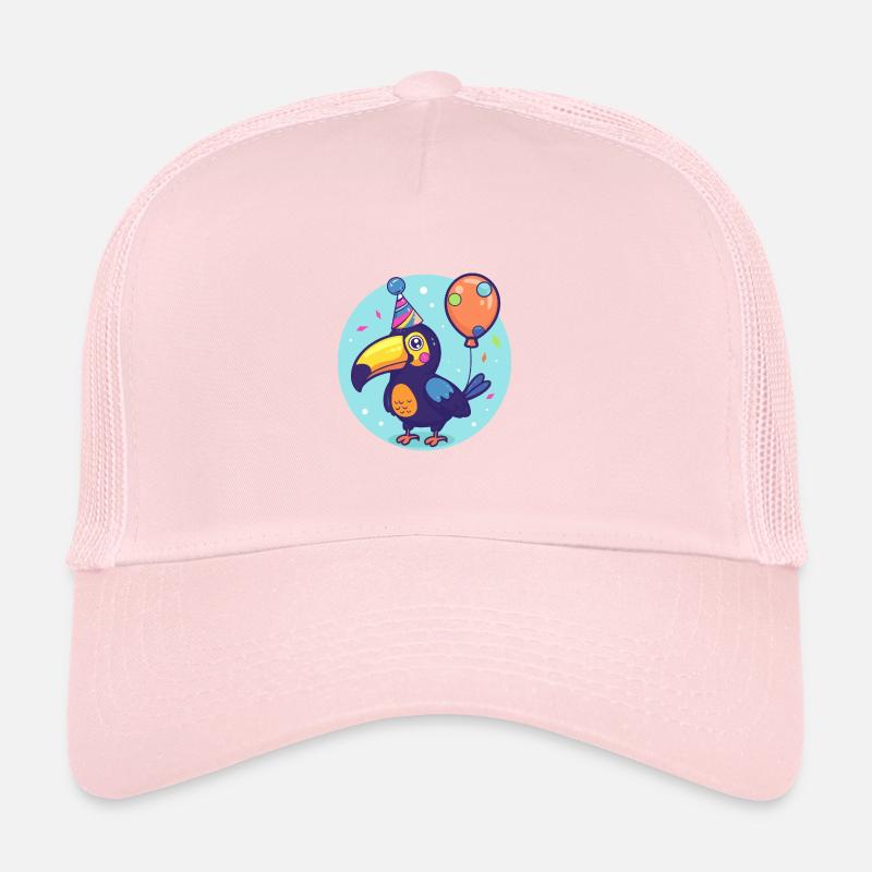 Tukan Vogel Geburtstag Comic Trucker Cap