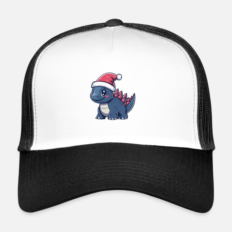 Dinosaure Stegosaurus Noël Mignon Casquette trucker 