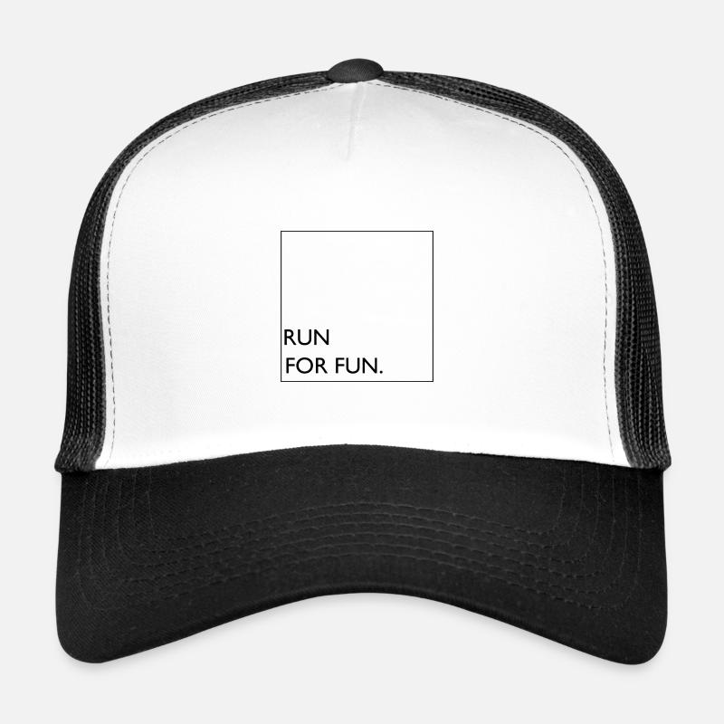 run for fun passion sport courir mode cadeau Casquette trucker 