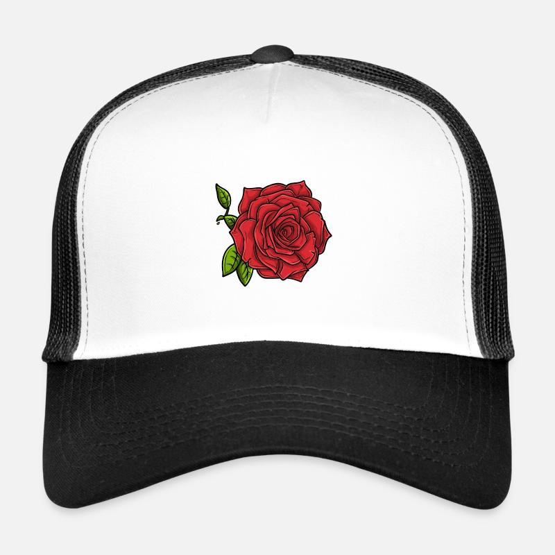 Fleur de rose Casquette trucker 