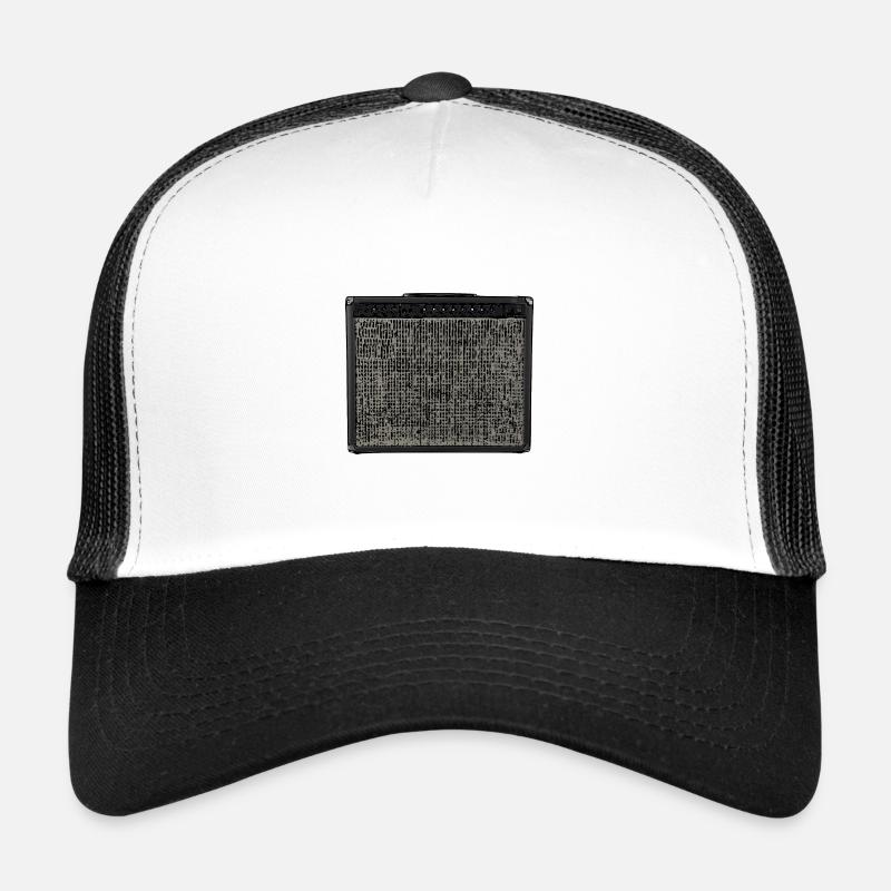Amp - Casquette trucker  - blanc/noir