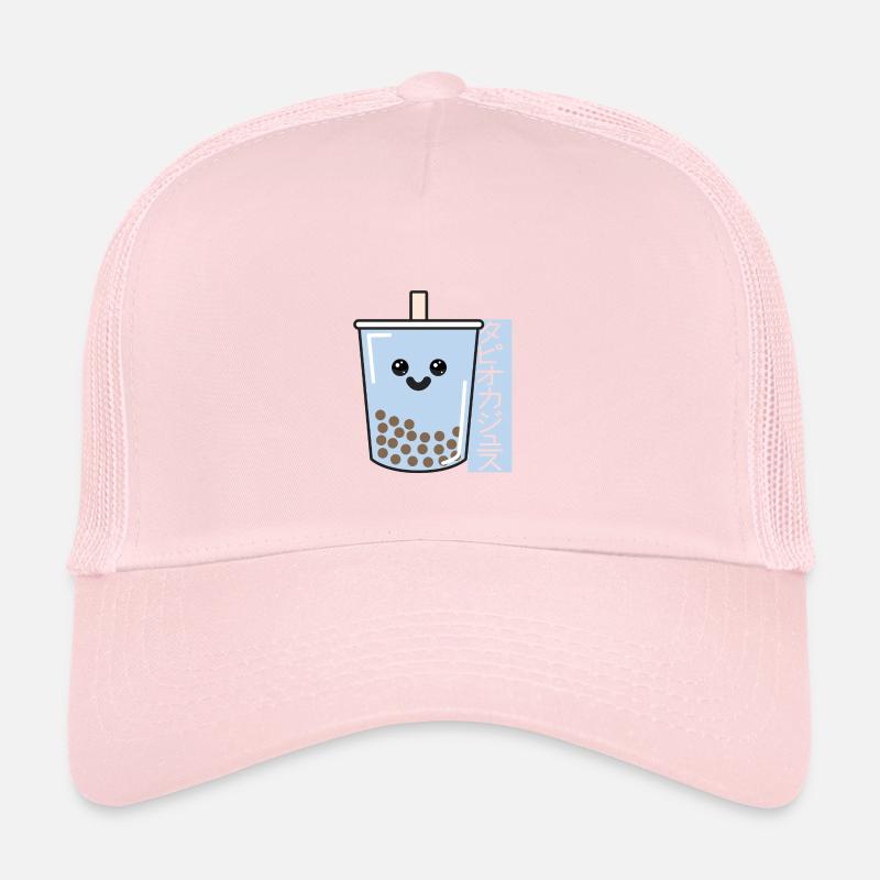 Sweet Kawaii Bubble tea with Japanese script Trucker Cap