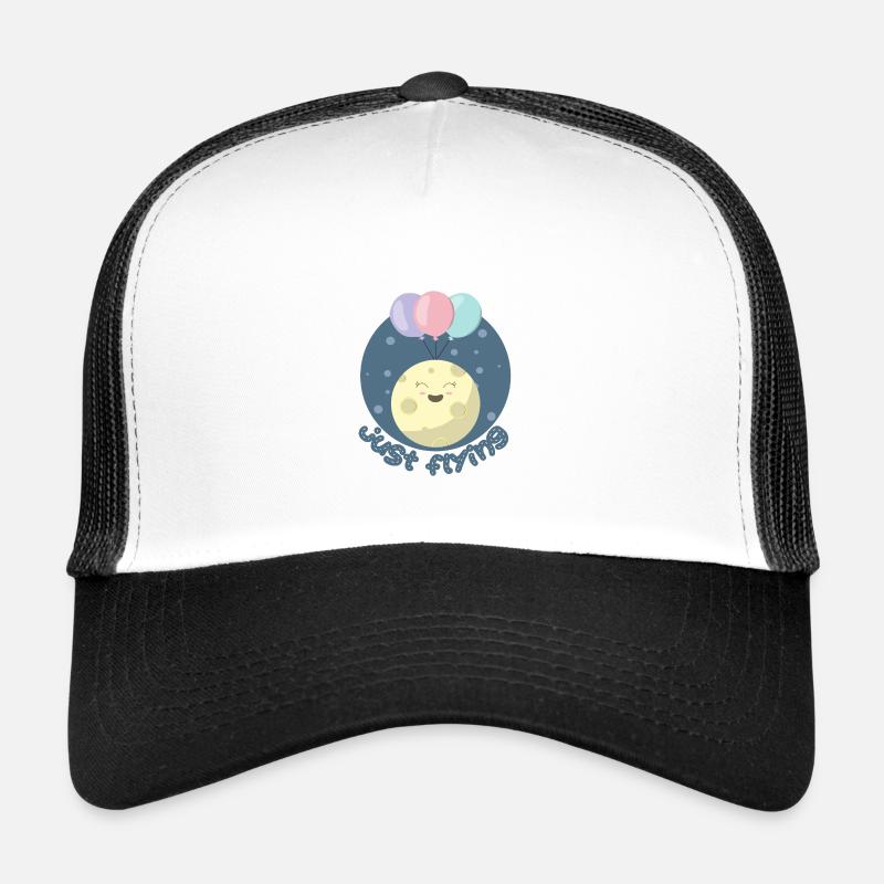 Douce Lune Kawaii avec Ballons Casquette trucker 