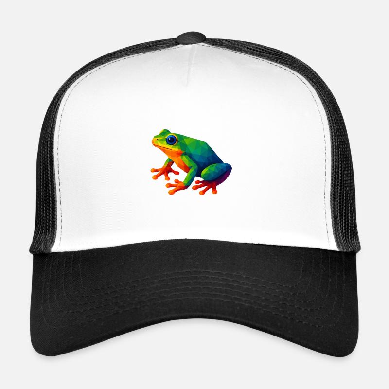 WPAP Style Animals - Tree Frog Trucker Cap