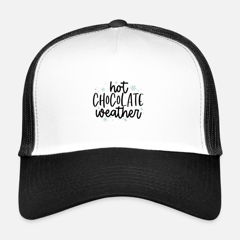 Hot Chocolate Weather - Trucker Cap - Weiß/Schwarz