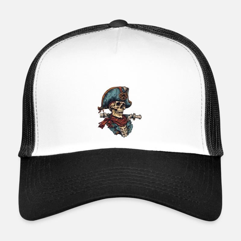 Dead Pirate Trucker Cap
