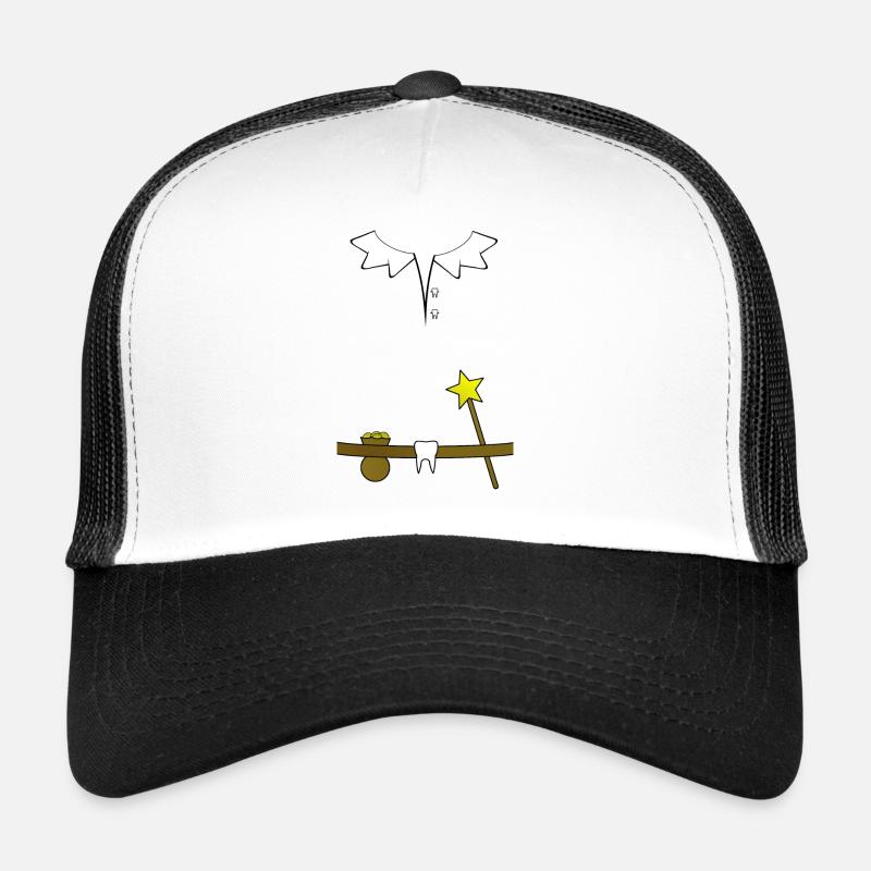 Zahnfee - Trucker Cap - Weiß/Schwarz
