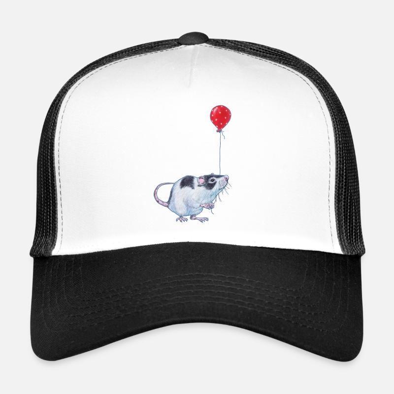 Ratte mit Ballon - Party - Geburtstag - Geschenk Trucker Cap
