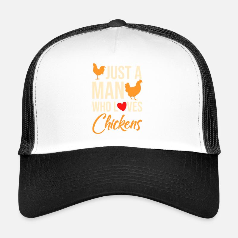 Poulet Propriétaire Poulet Fermier Gag Casquette trucker 