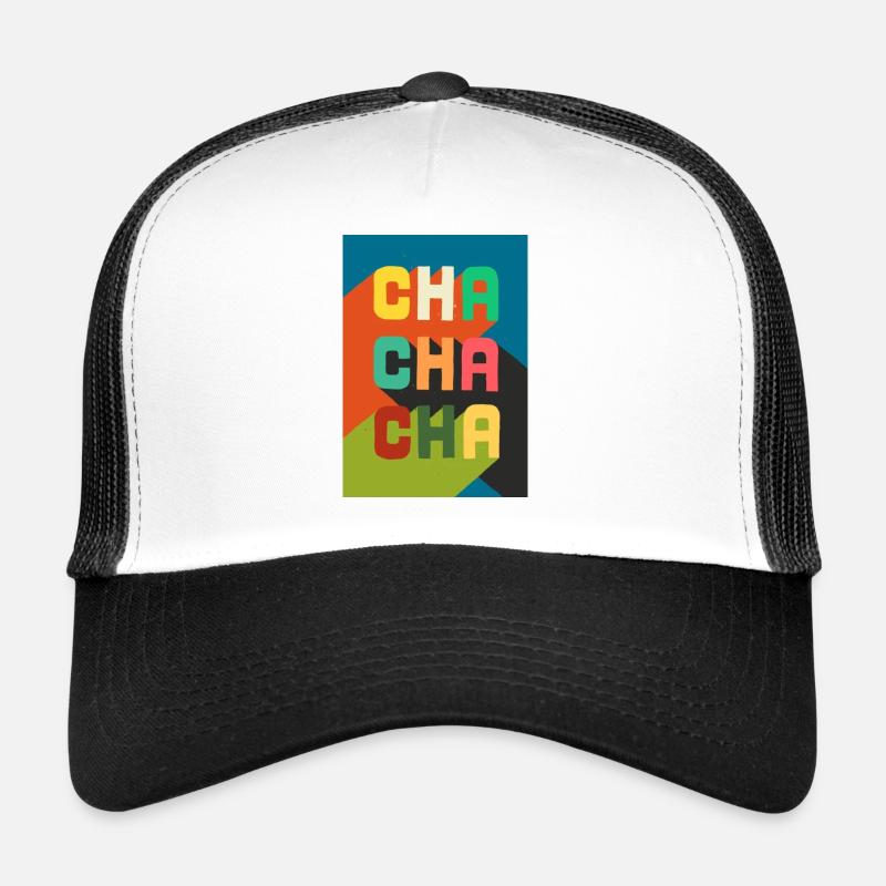 cha cha cha - Trucker Cap - white/black
