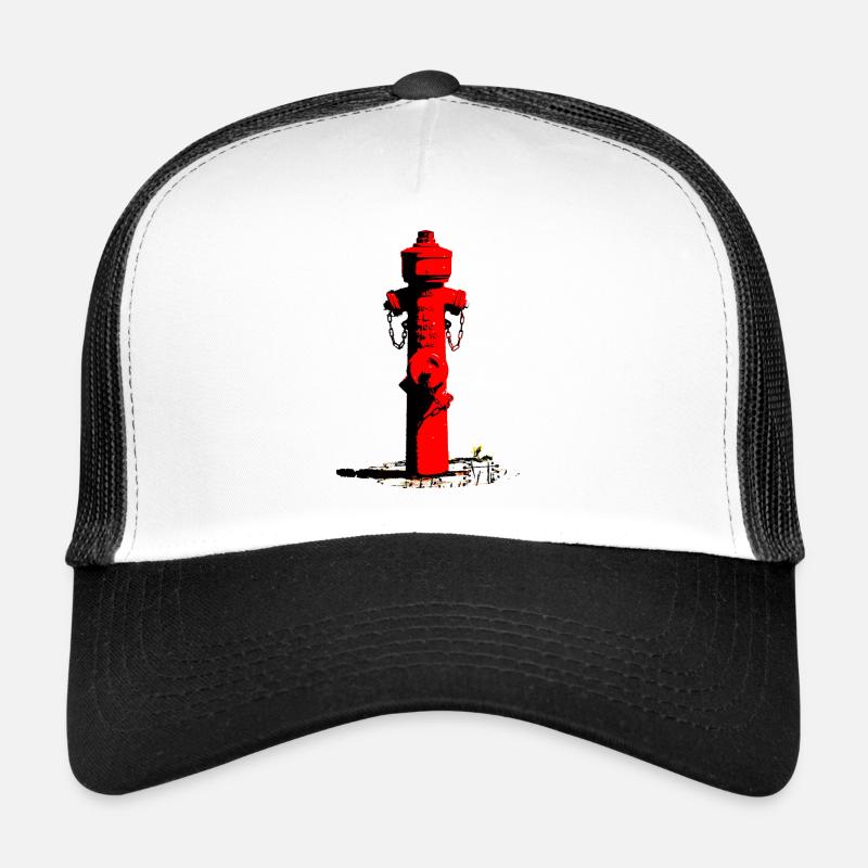 Bouche d'incendie rouge (DDP) Casquette trucker 
