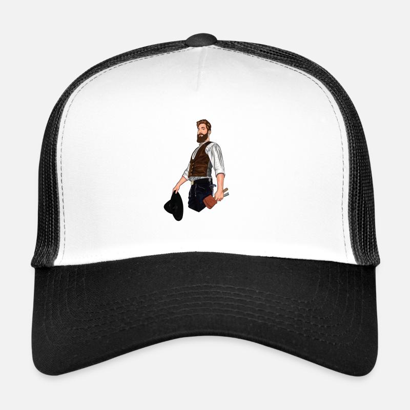 Charpentier des profondeurs de la Forêt-Noire Casquette trucker 