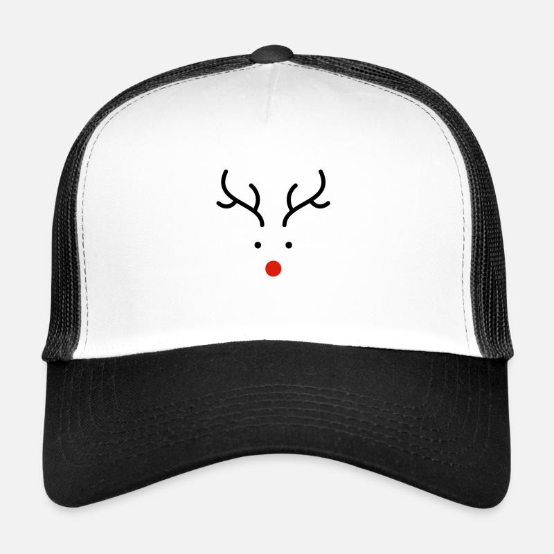 Christmas reindeer - Trucker Cap - white/black
