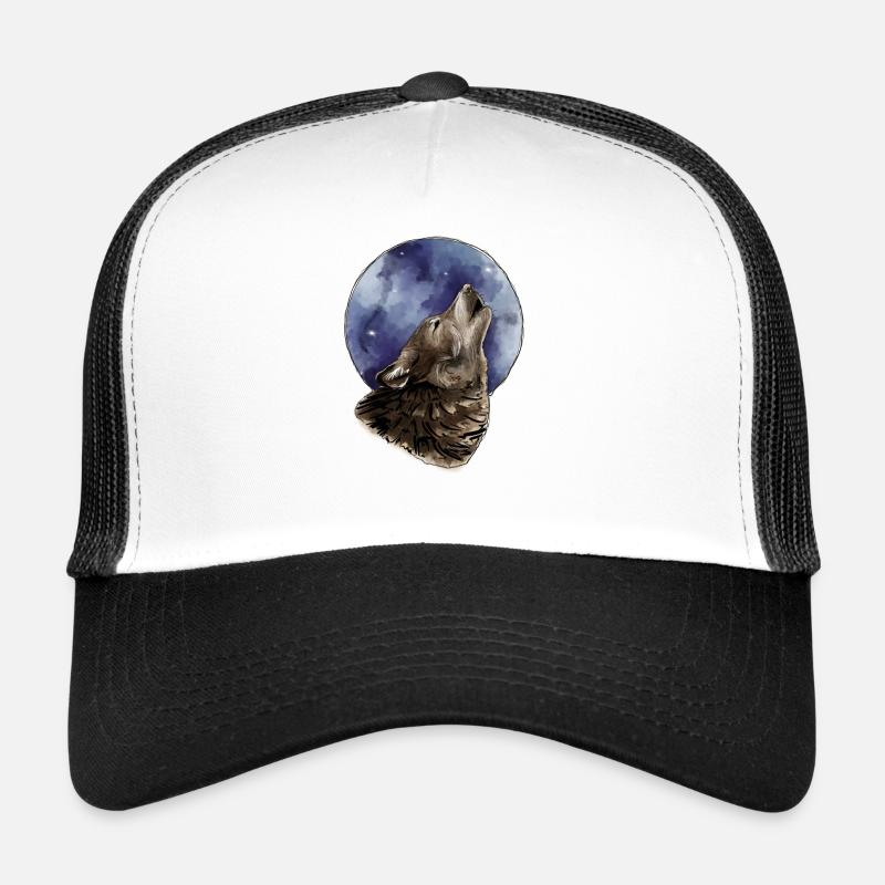 Wolf und Mond Trucker Cap