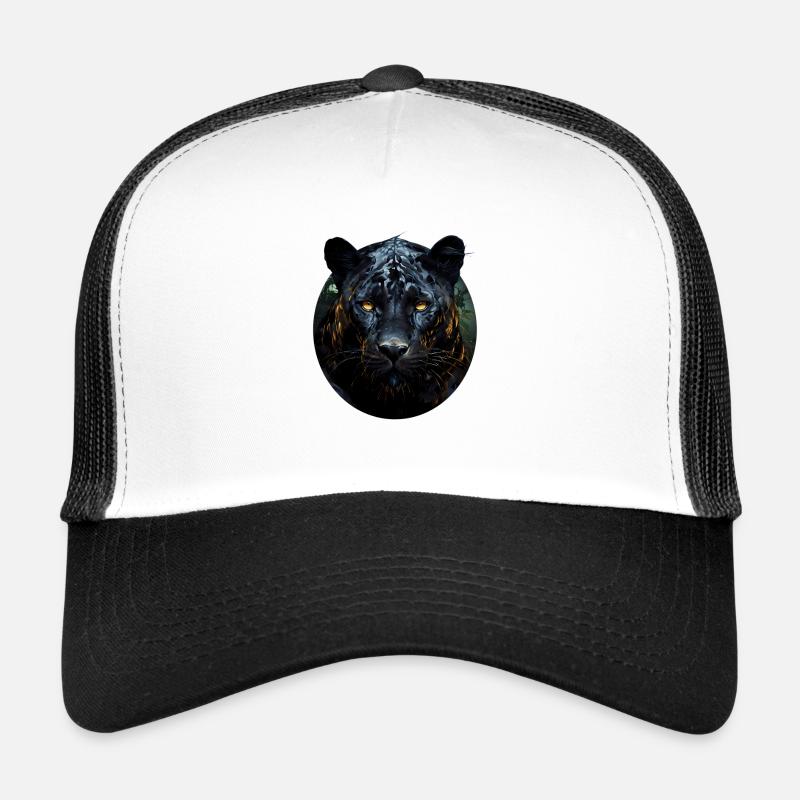 Panther - Trucker Cap - Weiß/Schwarz