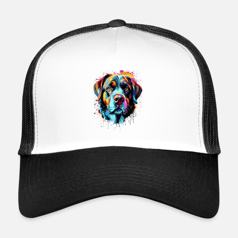 Saint Bernard Coloré Casquette trucker 