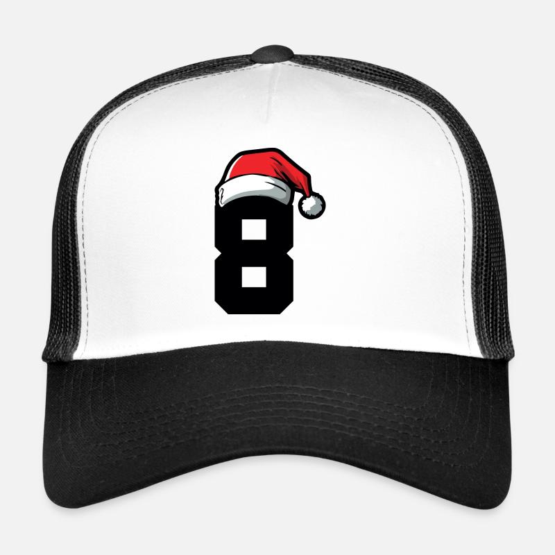 8 Numéro de Noël Casquette trucker 