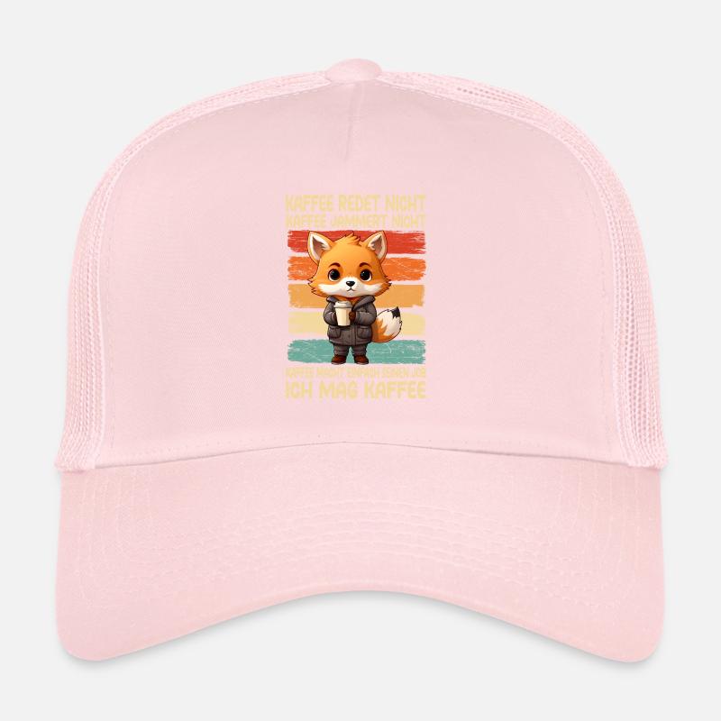Coffee Don't Talk Coffee Doesn't Whine Fox Trucker Cap