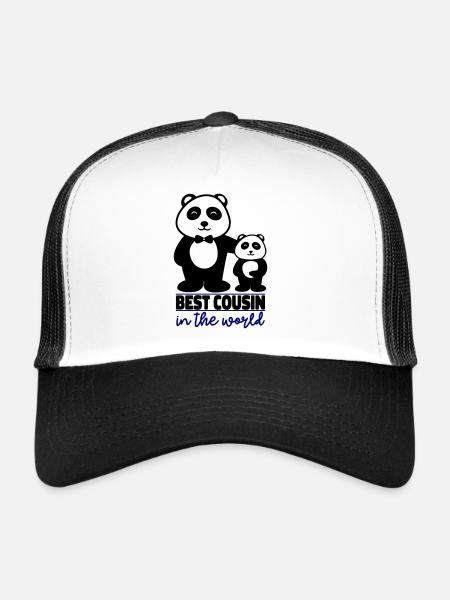 best cousin - Trucker Cap - white/black - Front