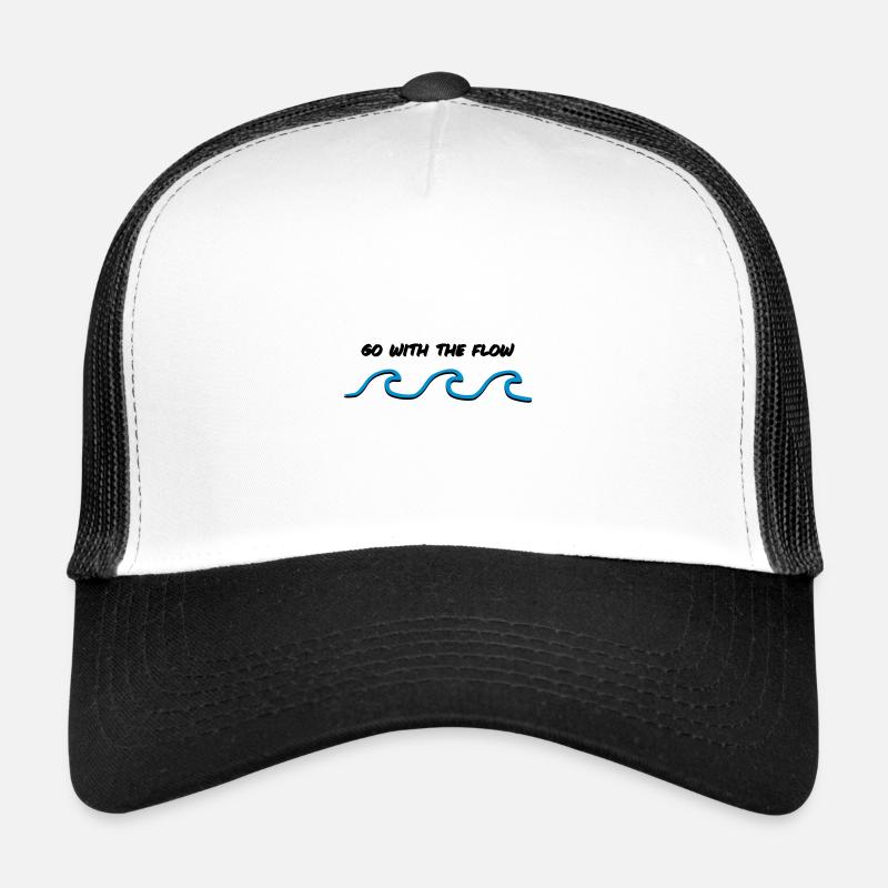 aller avec le courant Casquette trucker 
