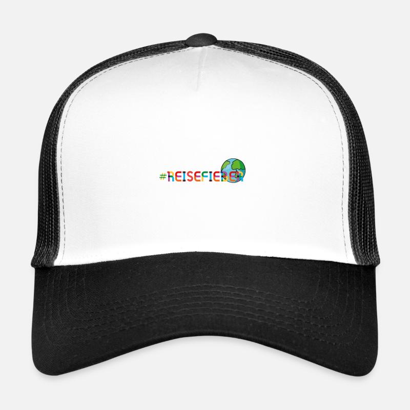 Reisefieber - Trucker Cap - Weiß/Schwarz
