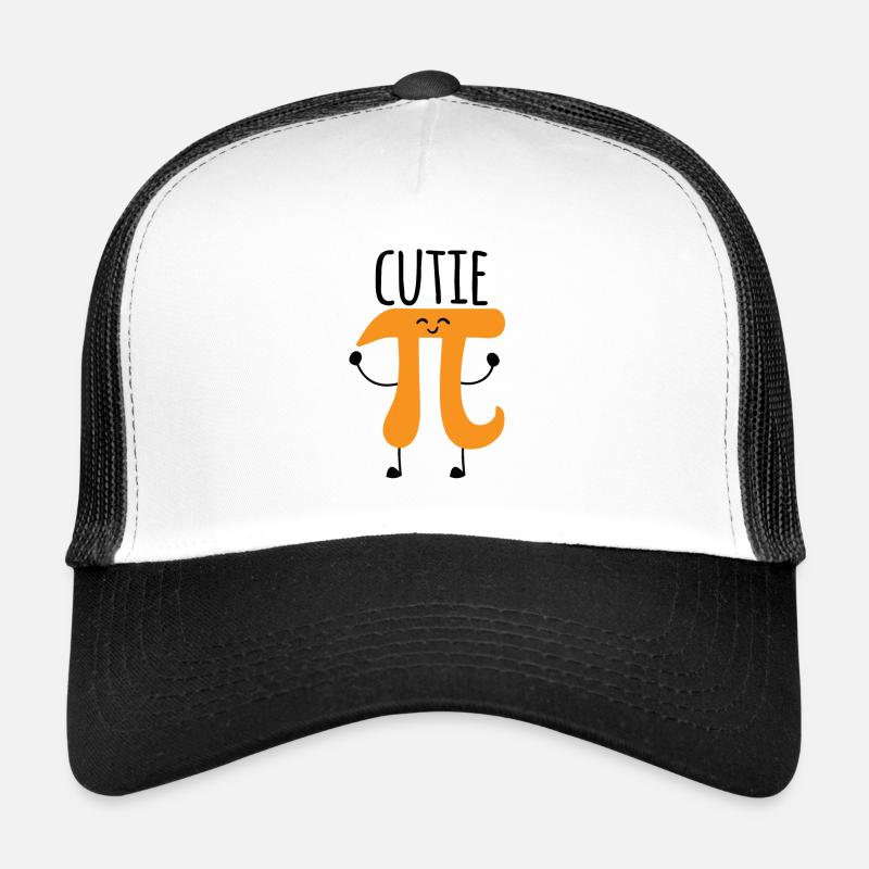 Cutie Pi - Trucker Cap - Weiß/Schwarz