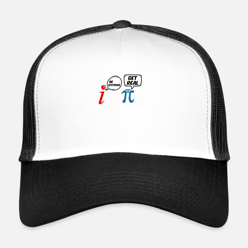 Math T-Shirt Funny Pi Be Rational Trucker Cap