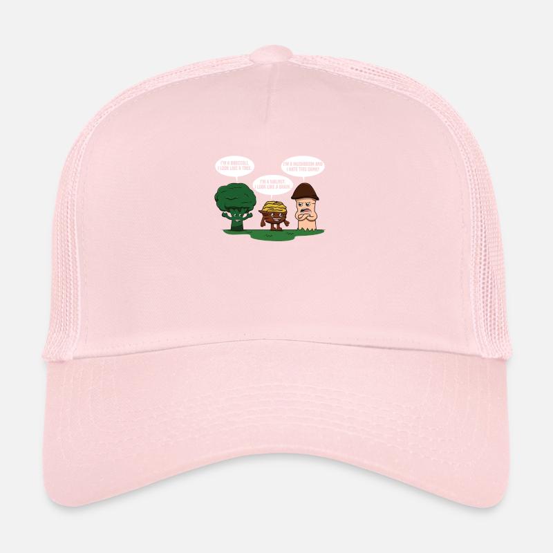 Funny Mushroom Broccoli Tree Walnut Brain Penis Trucker Cap
