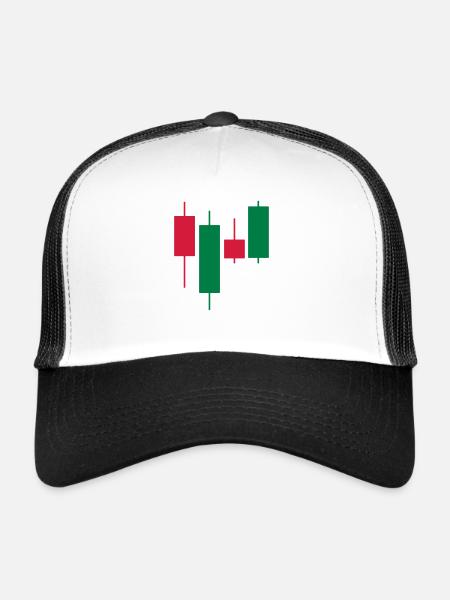 chandeliers - Casquette trucker  - blanc/noir - Devant
