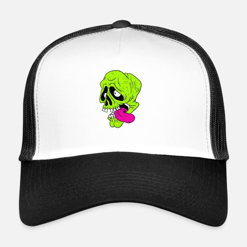 Crâne drôle - crâne Casquette trucker 
