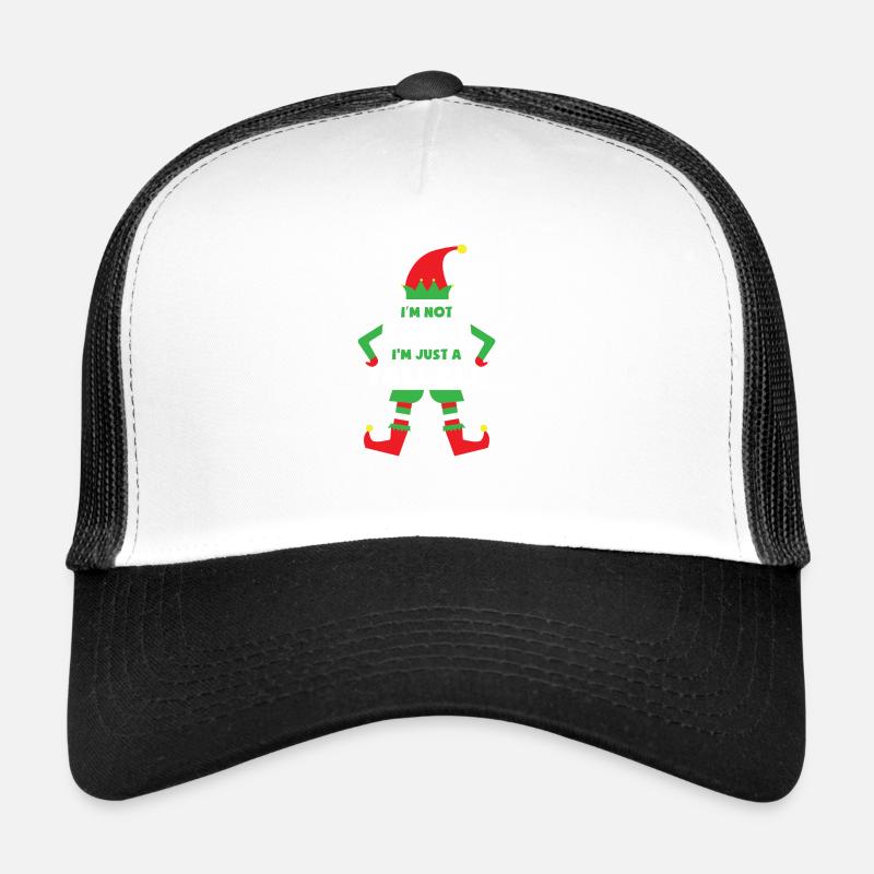 Je ne manque pas dans un grand elfe de Noël Casquette trucker 
