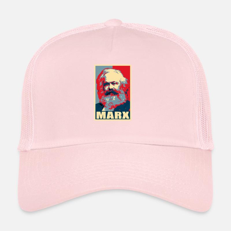 Karl Marx propagande Pop Art Casquette trucker 
