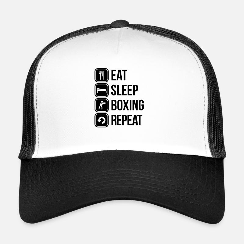Boxen - Trucker Cap - Weiß/Schwarz