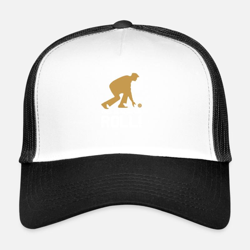 Bowling - So geht's - Trucker Cap - Weiß/Schwarz