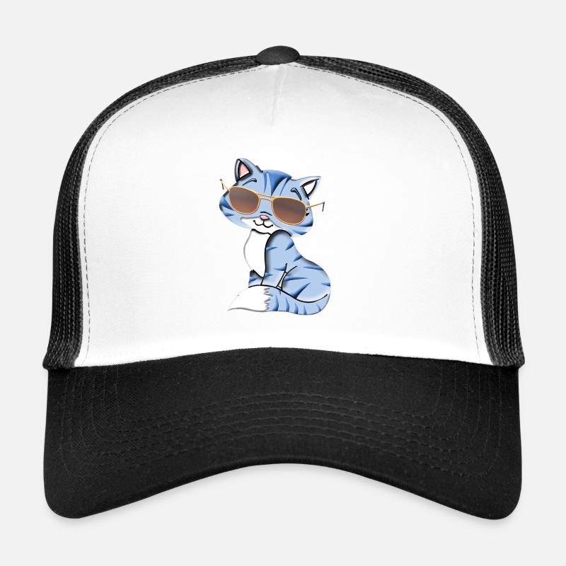 Chat cool Casquette trucker 