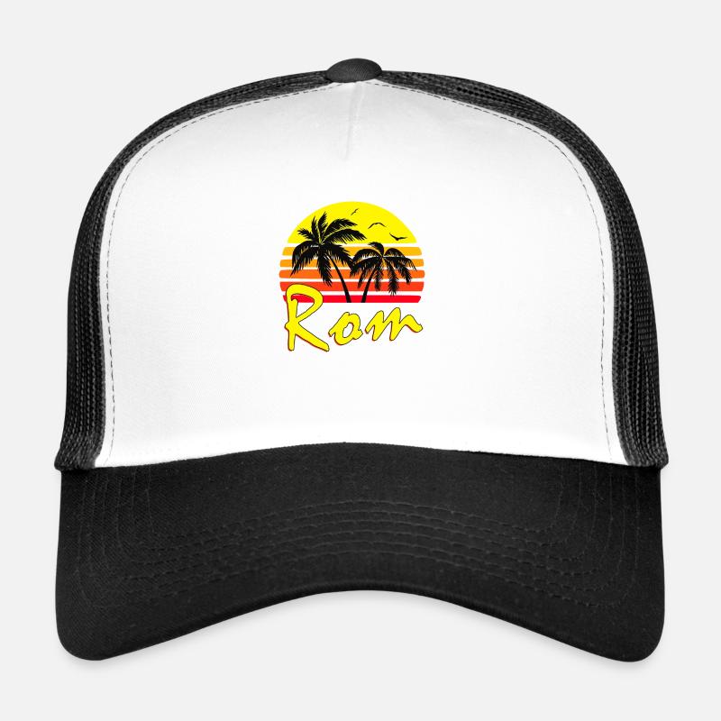 Rom Vintage Sunset Casquette trucker 