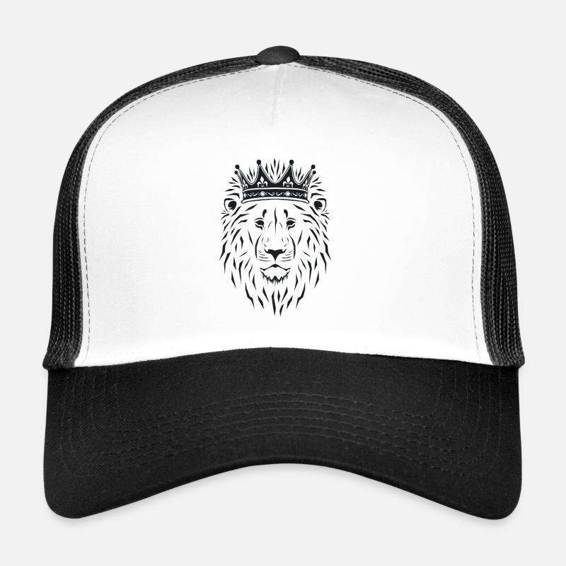 Crowned Lion – Power & Self-Confidence Trucker Cap