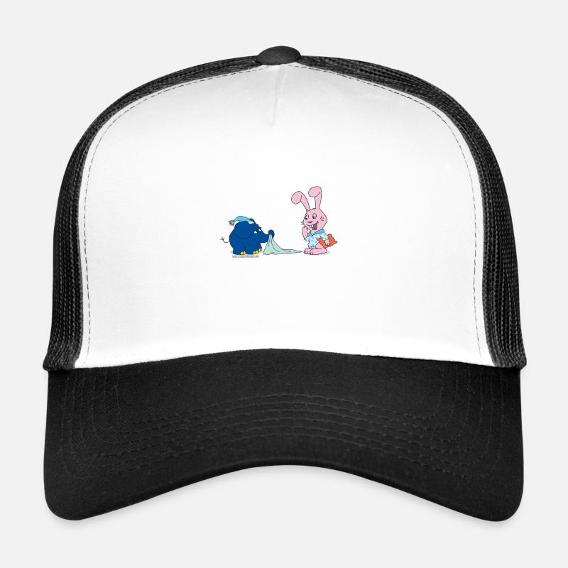 L’éléphant et le lapin sont fatigués Casquette trucker 