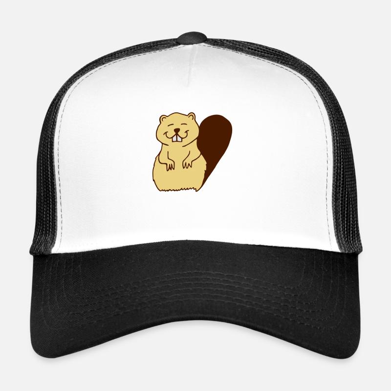 Biber - Trucker Cap - Weiß/Schwarz