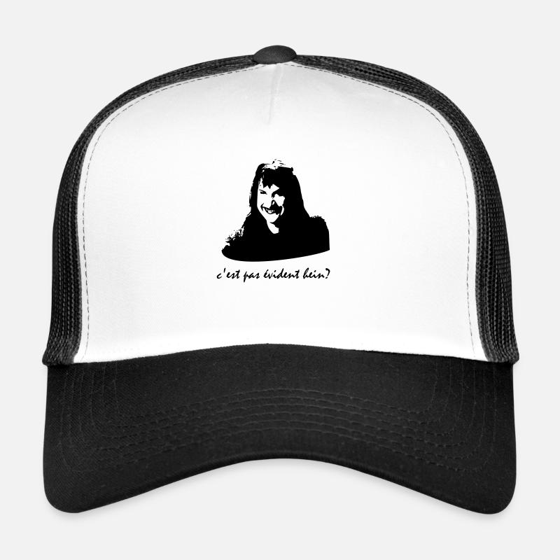 François l'embrouille - Casquette trucker  - blanc/noir