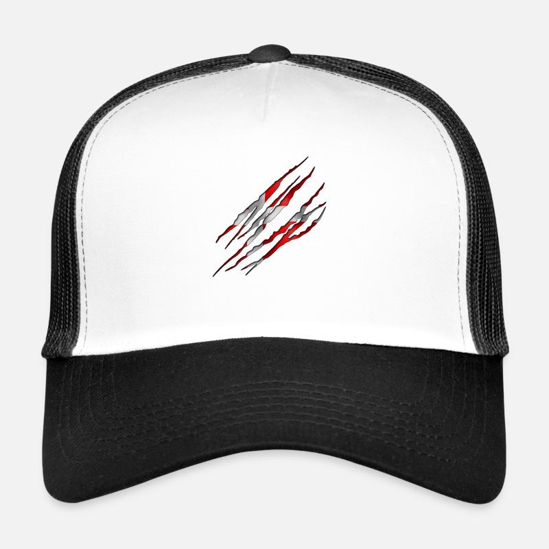 Daenemark Aufgeschlitzt 001 AllroundDesigns Trucker Cap
