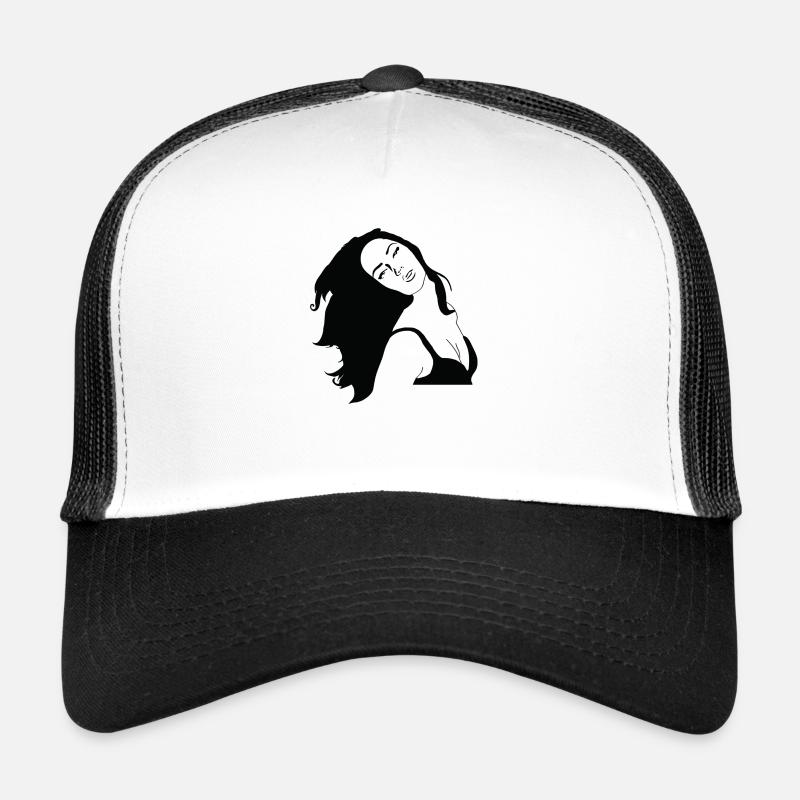 Graffiti Template Style Woman Trucker Cap
