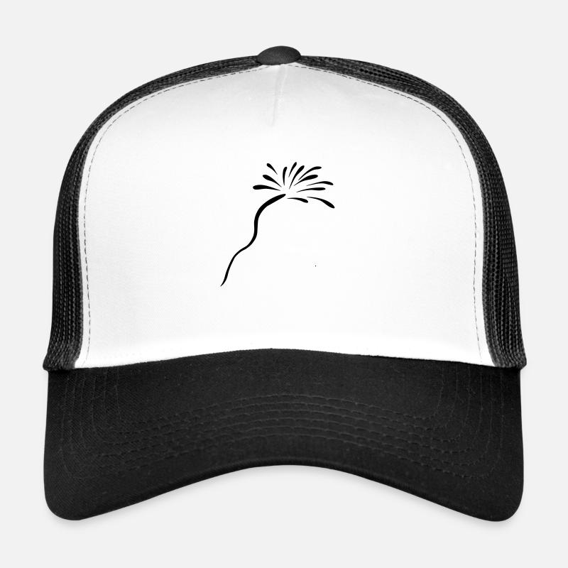 Feuerwerk(1) - Trucker Cap - Weiß/Schwarz
