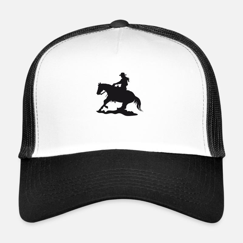 Sliding Stop - Trucker Cap - Weiß/Schwarz