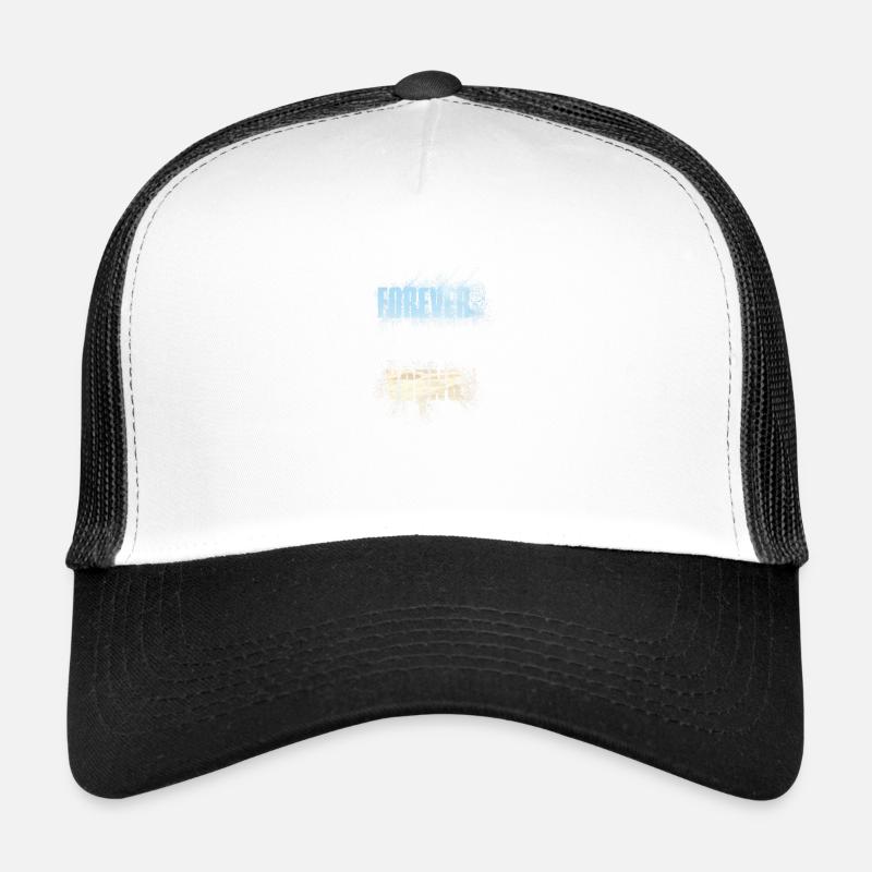 Forever Young - Casquette trucker - blanc/noir