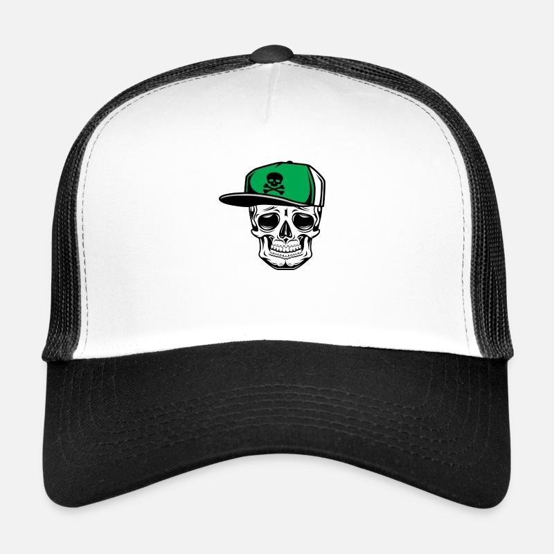 Old School Skull Baseball Cap Casquette trucker 