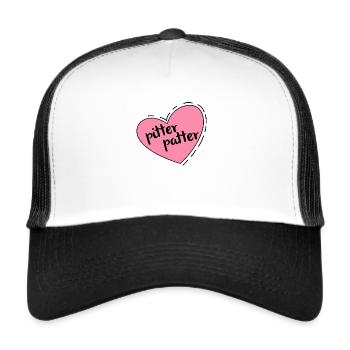 Bunny sweet animal love love gift sweet - Trucker Cap - white/black - Front