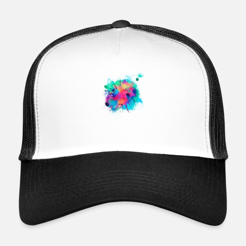 Explosion detonation colorful Trucker Cap