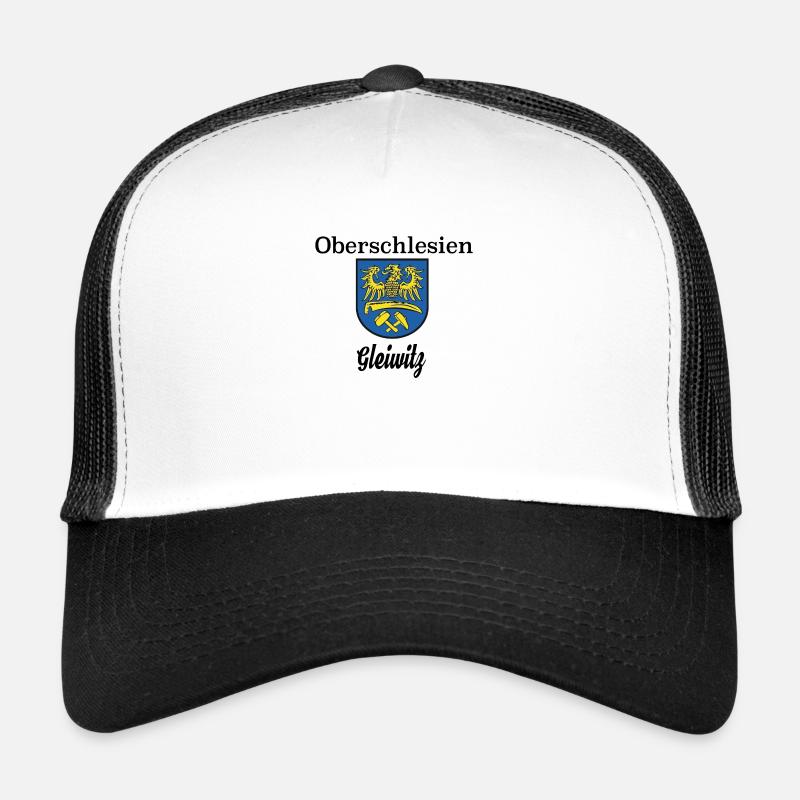 Oberschlesien Gleiwitz - Trucker Cap - Weiß/Schwarz